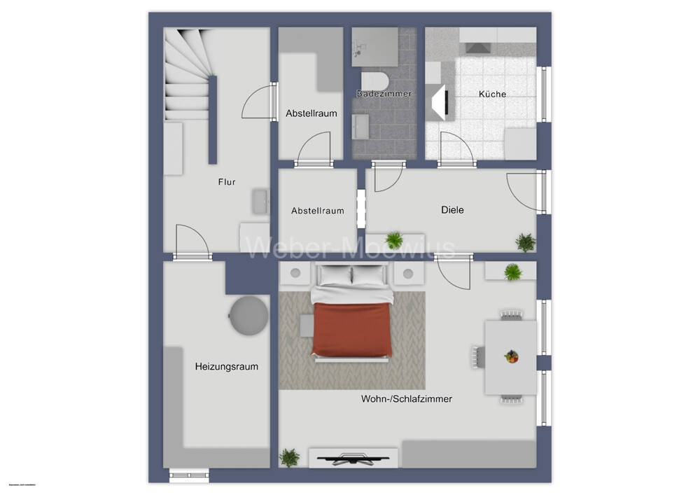 Modernisiertes Einfamilienhaus (einseitig angebaut) mit ELW, 2 Terrassen + Garten in Zentrumslage – Much – Vorschaubild 3