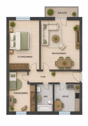 Provisionsfrei! Top-Anlage - 3 Zimmer Wohnung nah dem Osterdeich – 28205 Bremen – Vorschaubild 5