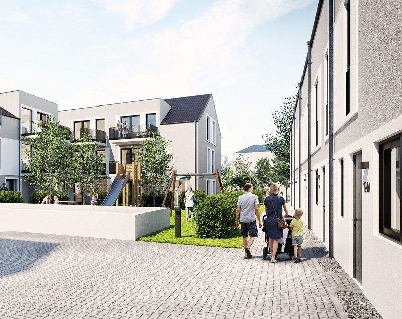 . NEUBAU . Reiheneckhaus ca. 171 m² Wfl. . Gartenanteil Süd . PKW Stellplatz & Tiefgarage mgl. . – Herzogenrath – Vorschaubild 7