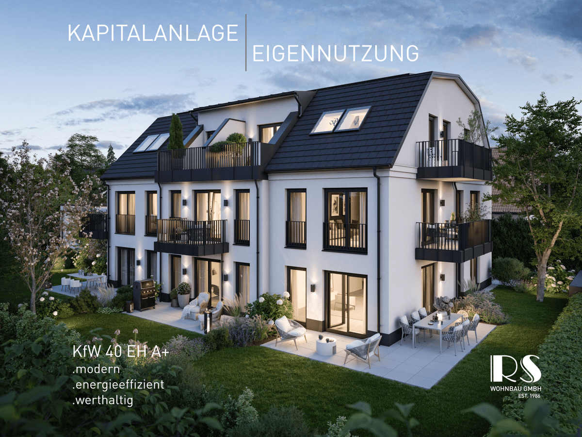 Hochwertig ausgestattete NEUBAU-2,5-Zimmerwohnung mit großem Balkon – 80935 München – Bild 1 von 9