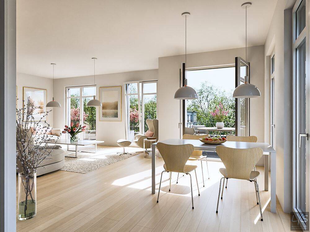 Exklusive 5-Zimmer-Neubauwohnung im 1. Obergeschoss mit großzügiger Balkonterrasse – Hamburg – Vorschaubild 2