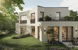 Effizienzhaus 55/KfW 55 | FORMHAUS | Architektonischer Hingucker. Doppelhaushälfte in ruhiger Lage. – 81377 München – Vorschaubild 2