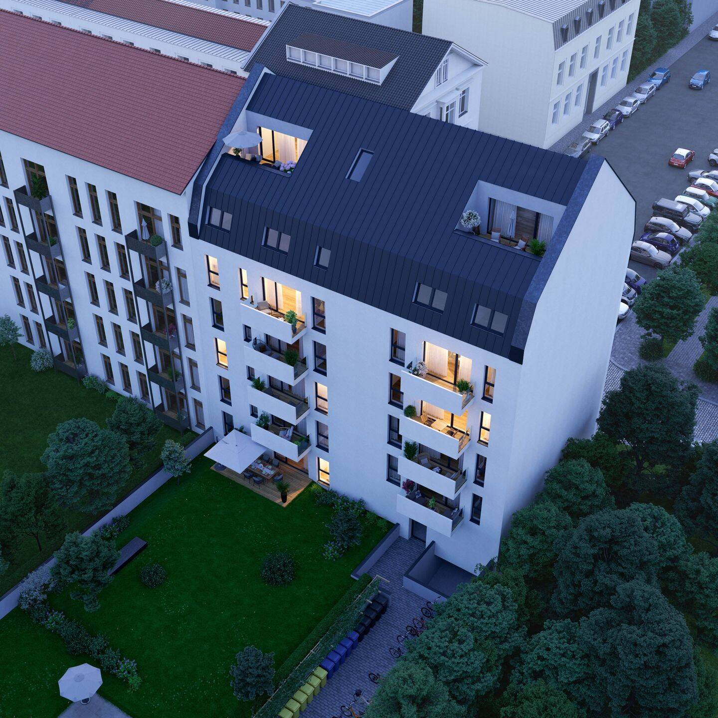 EXKLUSIVES NEUBAUPROJEKT | Ruhige 3-Raum-Wohnung mit Balkon und einem Gefühl von Geborgenheit – Leipzig – Vorschaubild 4