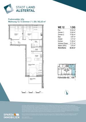 Lichtdurchflutete 3-Zimmer-Neubauwohnung – 22393 Hamburg – Vorschaubild 2