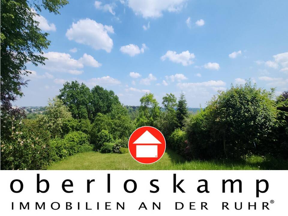 Freistehendes Einfamilienhaus in traumhafter Lage oberhalb von Saarn mit herrlichem Garten, großer Terrasse und Weitblick über das Ruhrtal