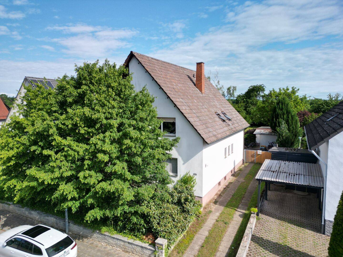 Haus mit großem Grundstück (1019m²) und viel Potenzial in Feldrandlage von Blankenloch zu verkaufen – Stutensee – Vorschaubild 2