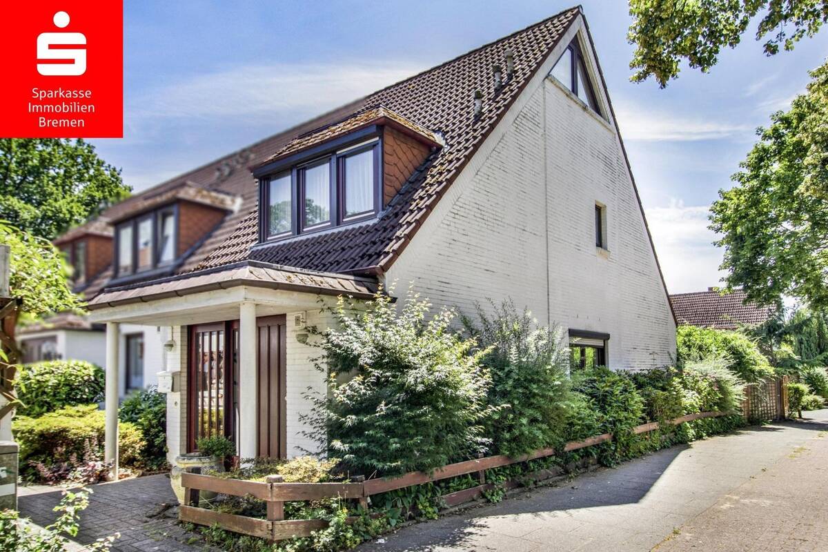 Bremen-Horn; gepflegtes 4 Zimmer-Reihenendhaus mit Garten und Carport Nähe Mühlenviertel – 28359 Bremen – Bild 1 von 9