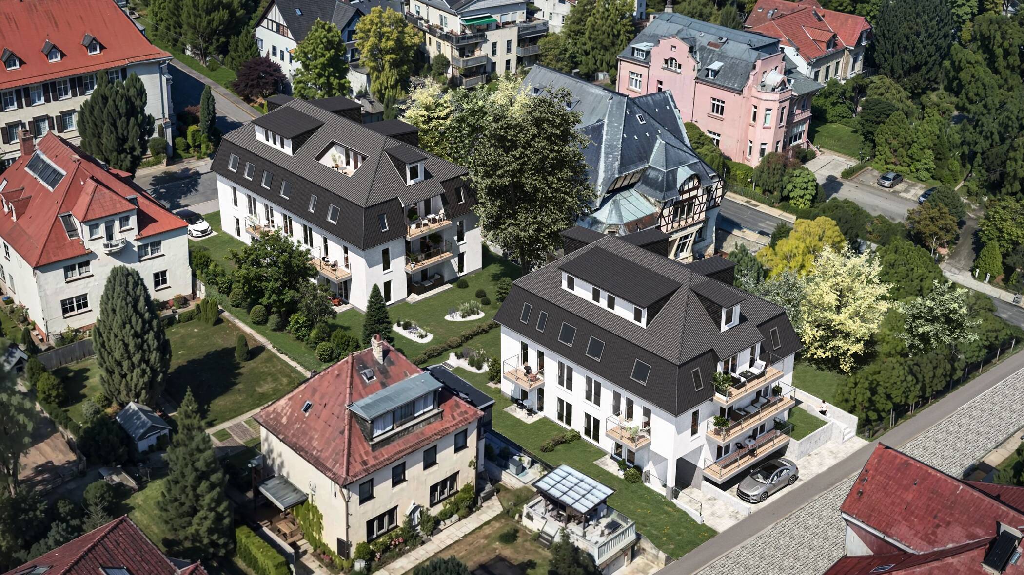 Exklusiver Neubau mit Komfort und Stil - Wohnen im Grünen altersgerecht mit Aufzug - Zentrum fußläufig erreichbar – Jena – Vorschaubild 2