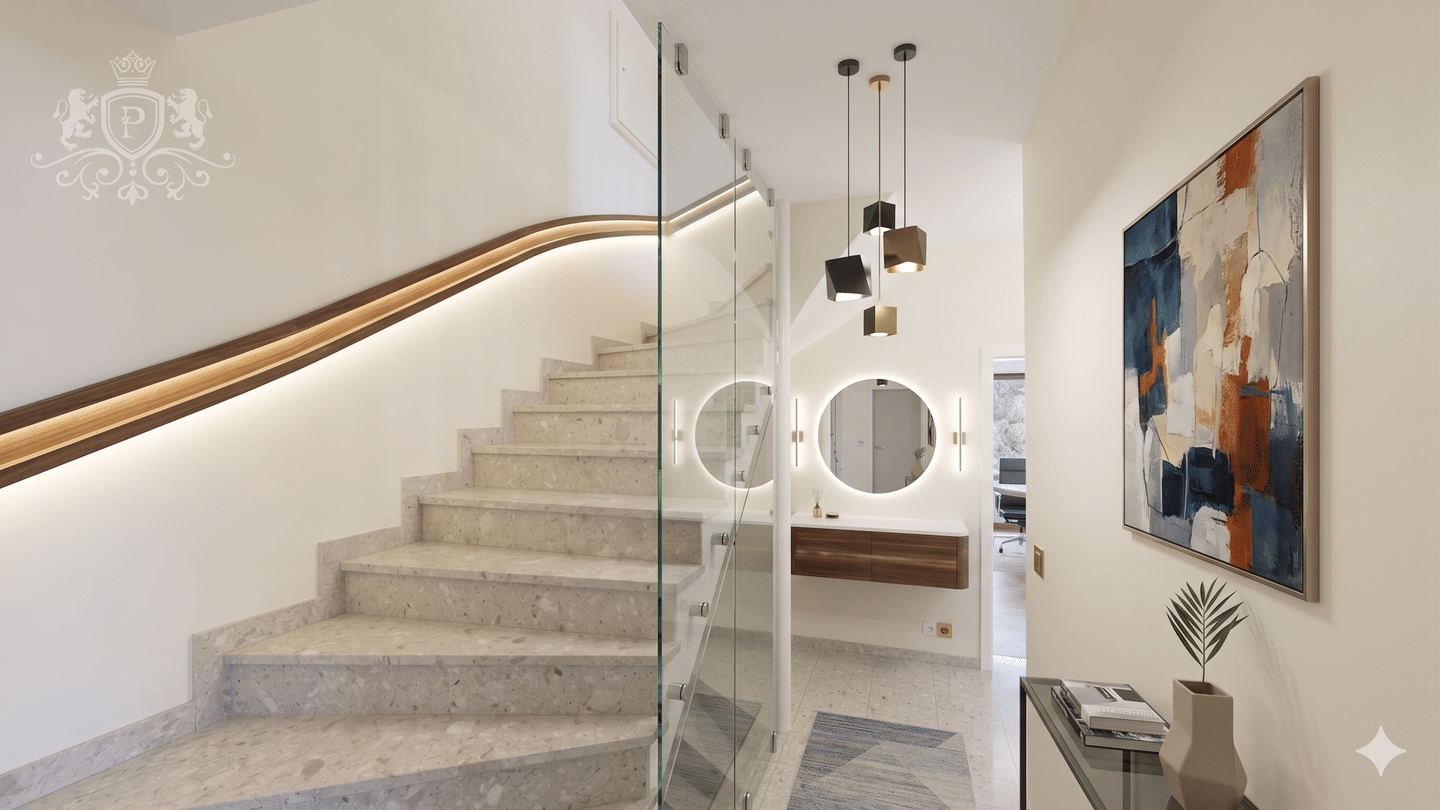 Ideal für Luxemburg-Pendler | 2 Eingänge | Überdachte Terrasse | 2 Garagen | Auch als Mehrgenerationenhaus | 178?m² Wfl. | Kordel – Kordel – Vorschaubild 7