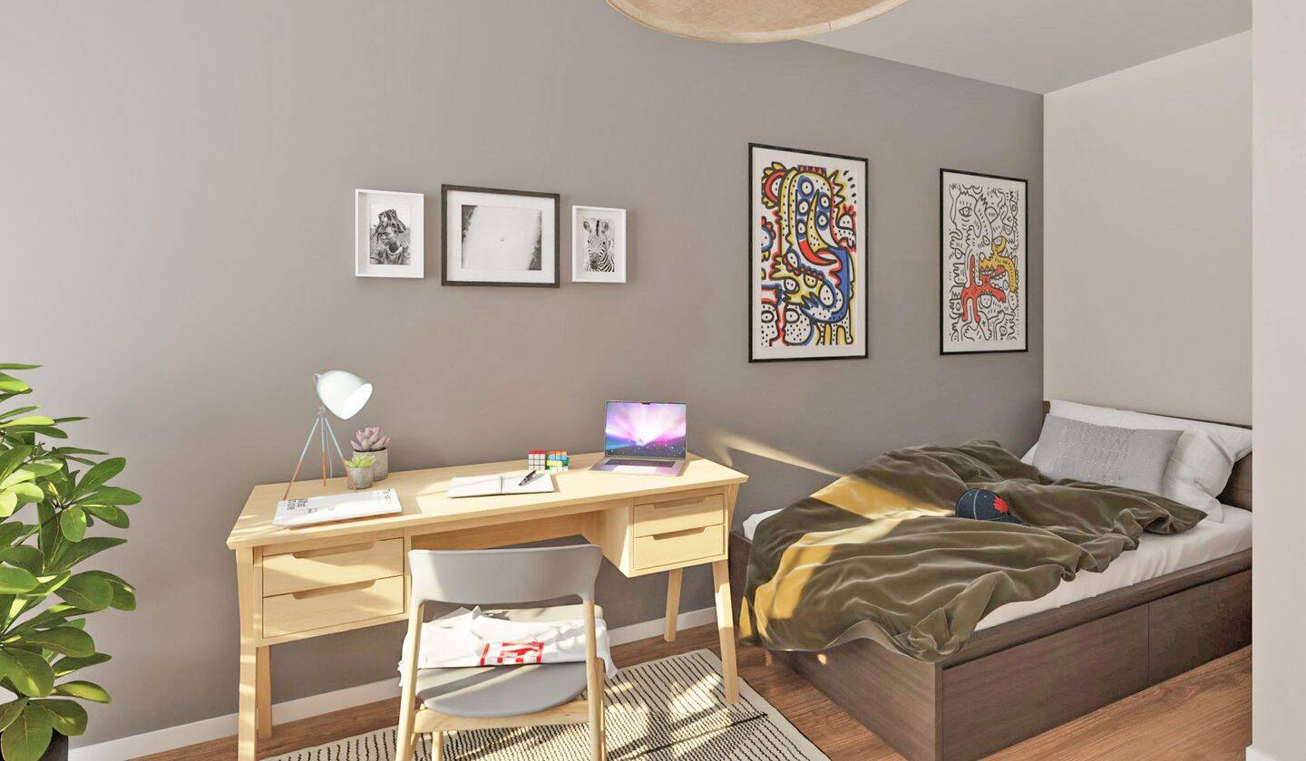4-Zi.-Wohnung, Südloggia, zwei Bäder - barrierefrei – Düsseldorf – Vorschaubild 3