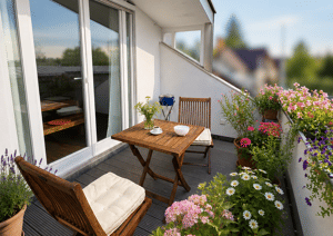 4,5 Zimmer - Sonnenuntergang über den Dächern von München