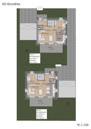 Ruhiges Neubauprojekt Einfamilienhaus (hintere Grundstückshälfte) - modern und energieeffizient (A+) – 81825 München – Vorschaubild 8