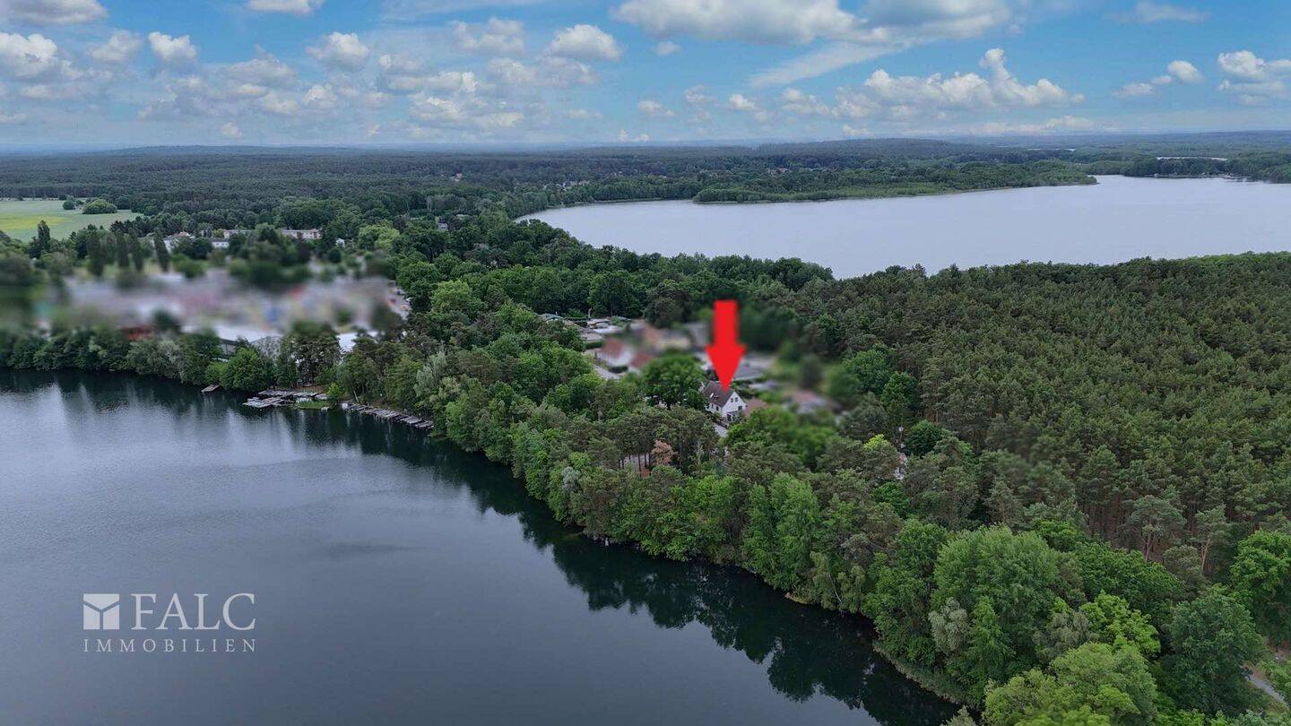 Charmante Doppelhaushälfte mit direktem Seeblick - FALC Immobilien – Bestensee – Vorschaubild 2
