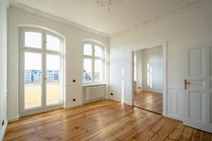 Provisionsfrei: Erstbezug am Volkspark Wilmersdorf, 3-Zi Stuck-Altbau, Balkon, Blicke über die Stadt