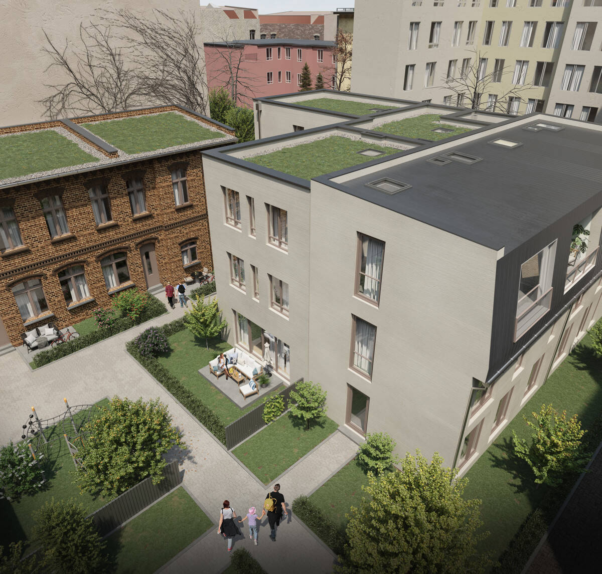 Weißensee: ERSTBEZUG im EIGENEN TOWNHOUSE - 2025: 4-Zi, 3 Etagen, TERRASSE + GARTEN – Berlin – Vorschaubild 8