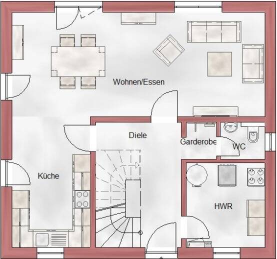 Massiv gebautes Einfamilienhaus im NBG in Walshausen – Walshausen – Vorschaubild 6