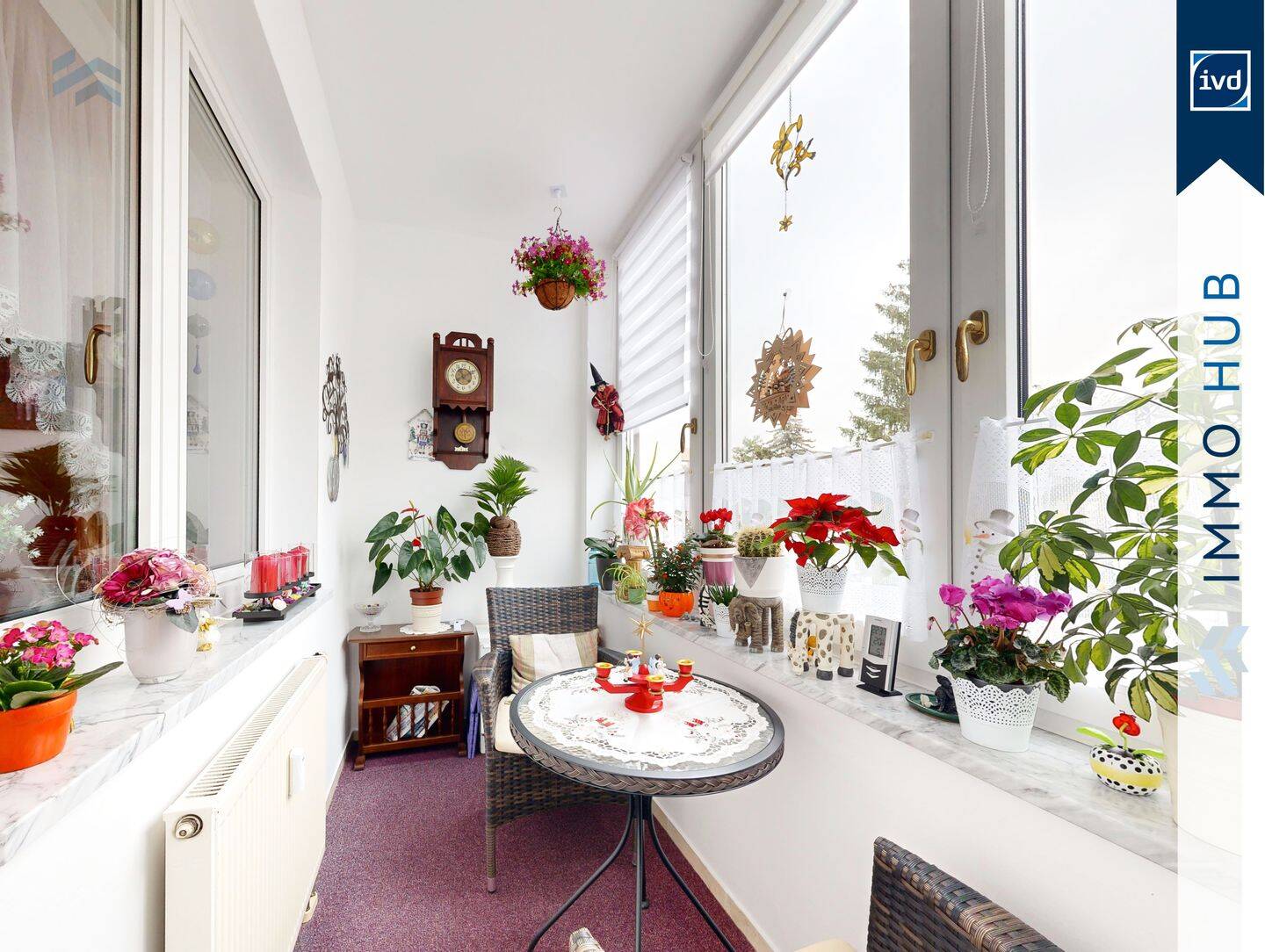 ++ 1.980 EUR / qm - Denkmalgeschützte 2-Raum-Wohnung mit Echtholzparkett und Wintergarten ++ – Leipzig – Vorschaubild 5