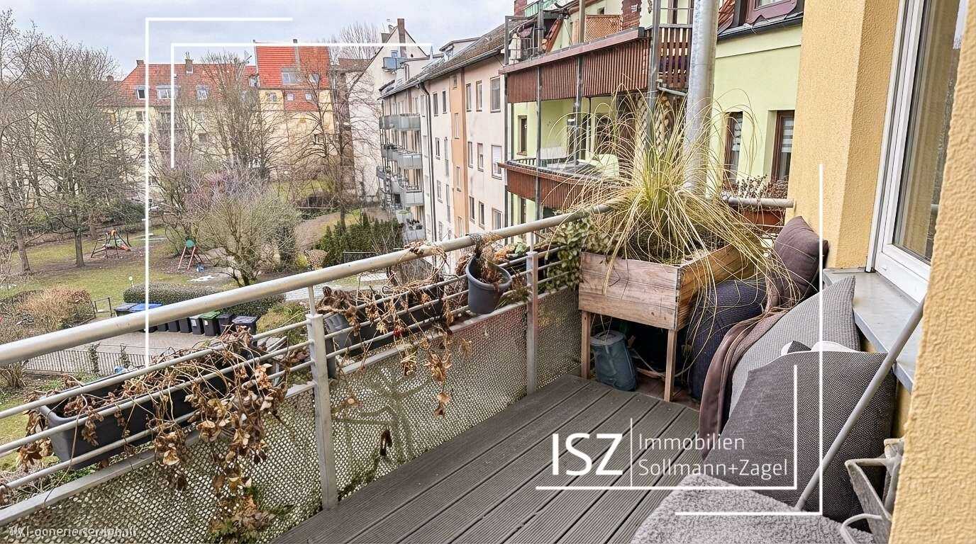 Gepflegte 2-Zimmer-Wohnung mit Entwicklungspotenzial und Balkon in gefragter Lage am Wöhrder See – Nürnberg – Vorschaubild 7