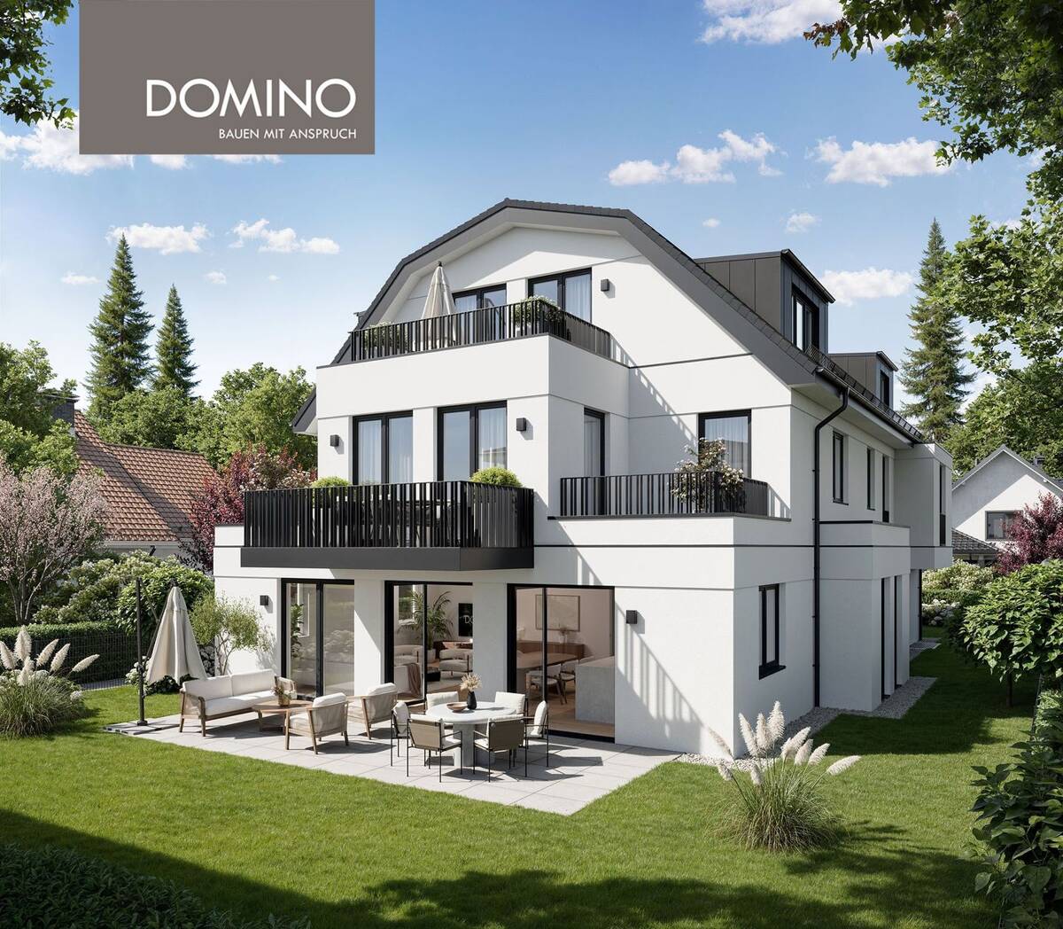 NEUBAU: Exklusive 5-Zimmer-Erdgeschosswohnung mit direktem Zugang zum Hobbyraum in begehrter Lage – 81929 München – Bild 1 von 5