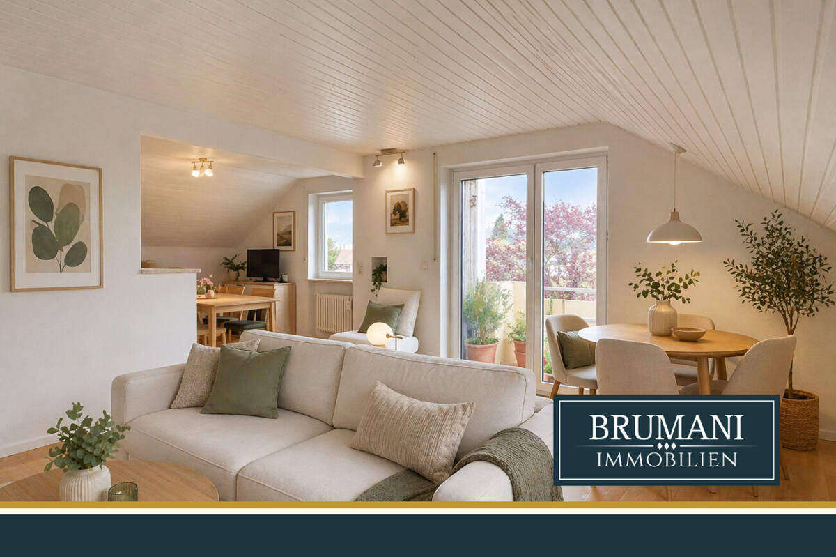 BRUMANI | Attraktive 3-Zimmer-Wohnung mit Homeoffice, Balkon und zwei Stellplätzen in Freiburg – 79114 Freiburg im Breisgau – Bild 1 von 9