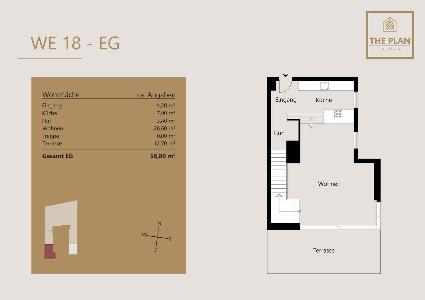 WE 18 - Lichtdurchflutete Maisonette mit Kamin, großer Terrasse & Hobbyraum - Wohnen über drei Etagen – Berlin – Vorschaubild 3