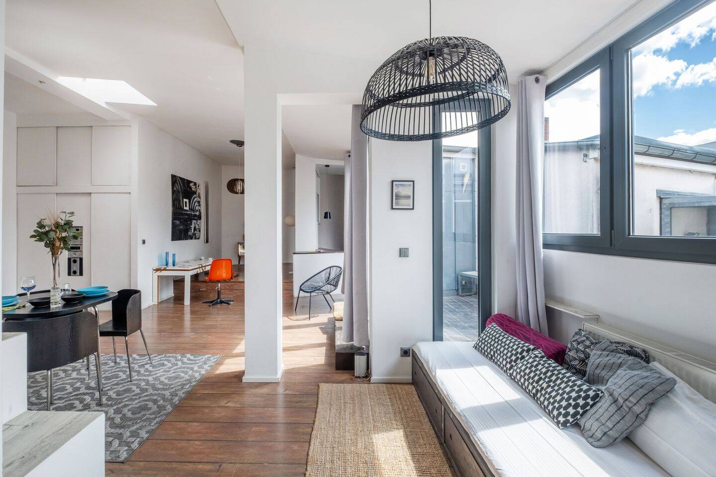 Einzigartiges Dachgeschossloft mit Terrasse und Kamin im begehrten Wichertkiez – Berlin – Vorschaubild 4