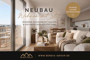 Wow-Wohnung. Wohnkomfort. - moderne Neubauwohnung mit Balkon in top Lage