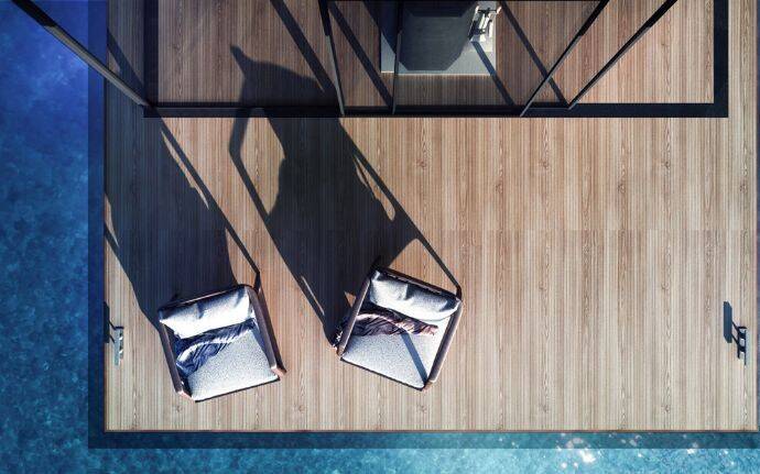 Wohnen auf dem Wasser: völlig AUTARK - u.a. mit Sauna, Einbauküche, Kaminofen und Fußbodenheizung – Berlin – Vorschaubild 4