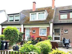 30er-ZONE OSLEBSHAUSEN! Gepflegtes 1-Fam.-Reihenhaus mit Sonnen-Terrasse und Garage in guter Lage