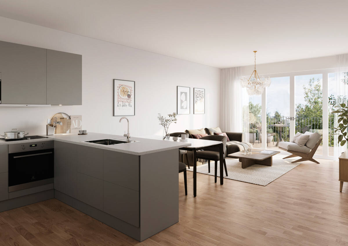 Weißensee: ERSTBEZUG im NEUBAU ab Ende 2026: 2-3-Zimmer-VHS-Wohnung mit Balkon – Berlin – Vorschaubild 3