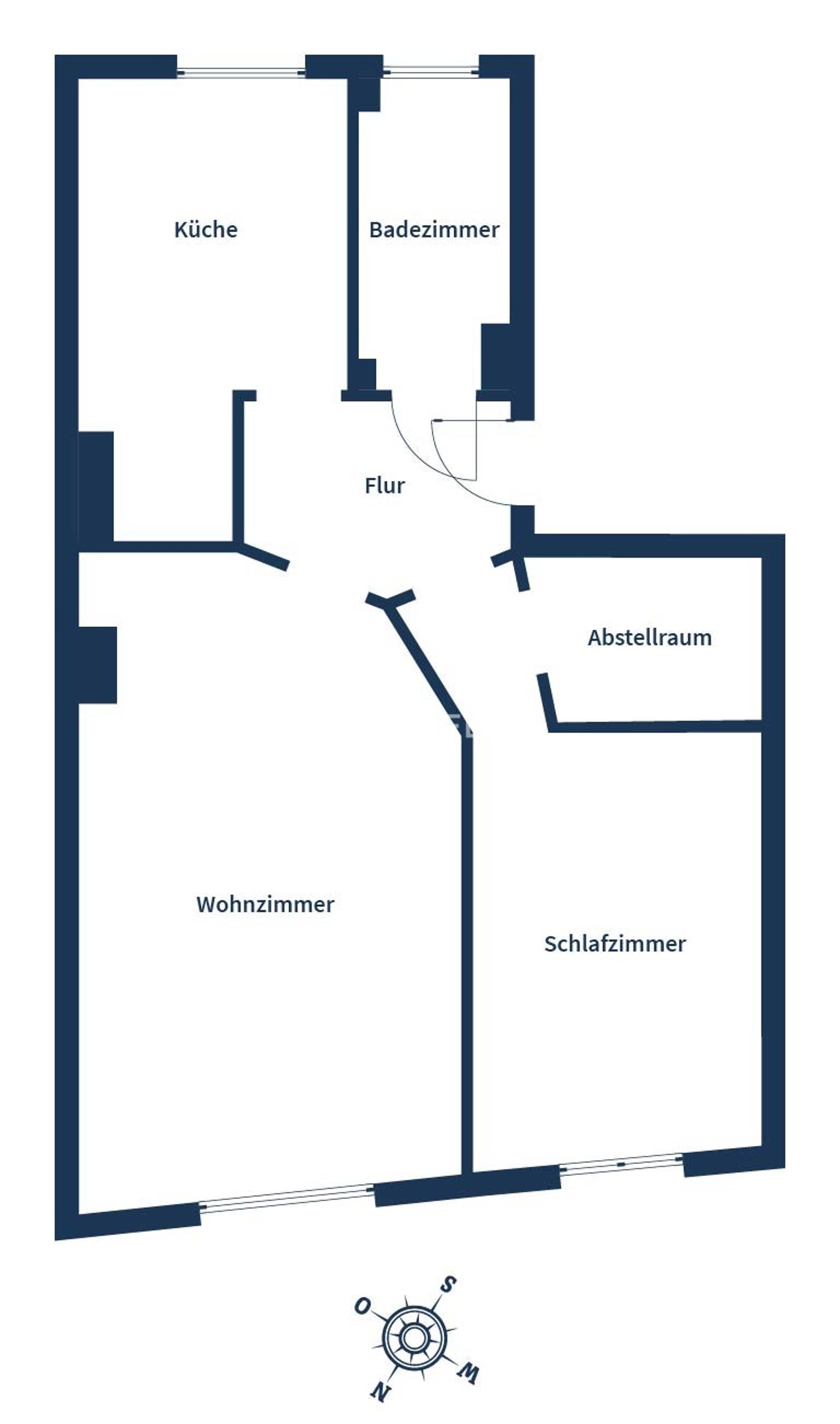 Etagenwohnung in 27570 Bremerhaven mit 49 m² kaufen