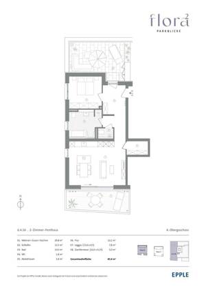 Premium-Penthaus in erster Parkreihe in Mannheim - Smart-Home, Dachterrasse und Kühlung inklusive. – 68309 Mannheim – Vorschaubild 2