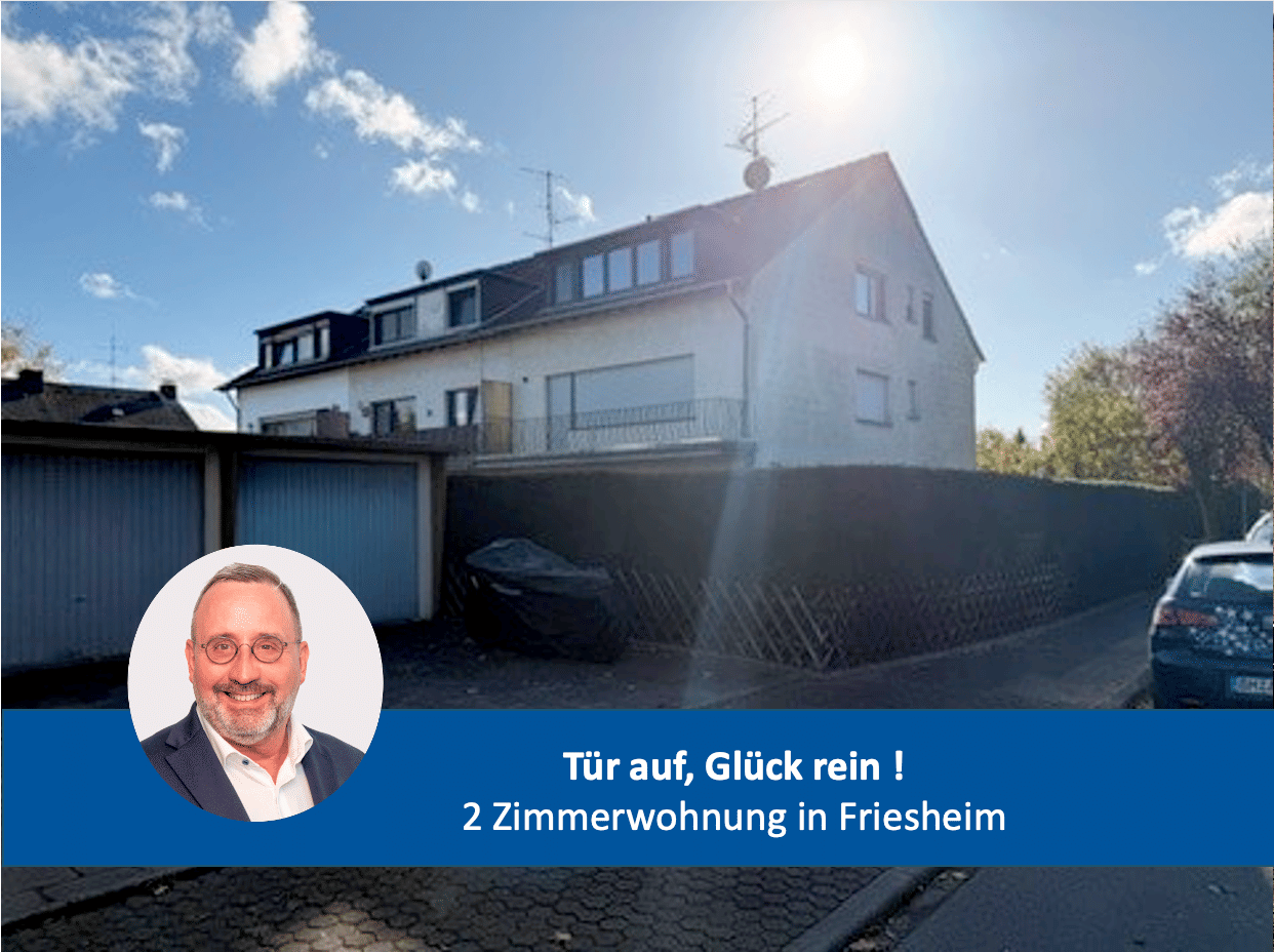 Tür auf, Glück rein - 2-Zimmerwohnung zum Ankommen & Bleiben