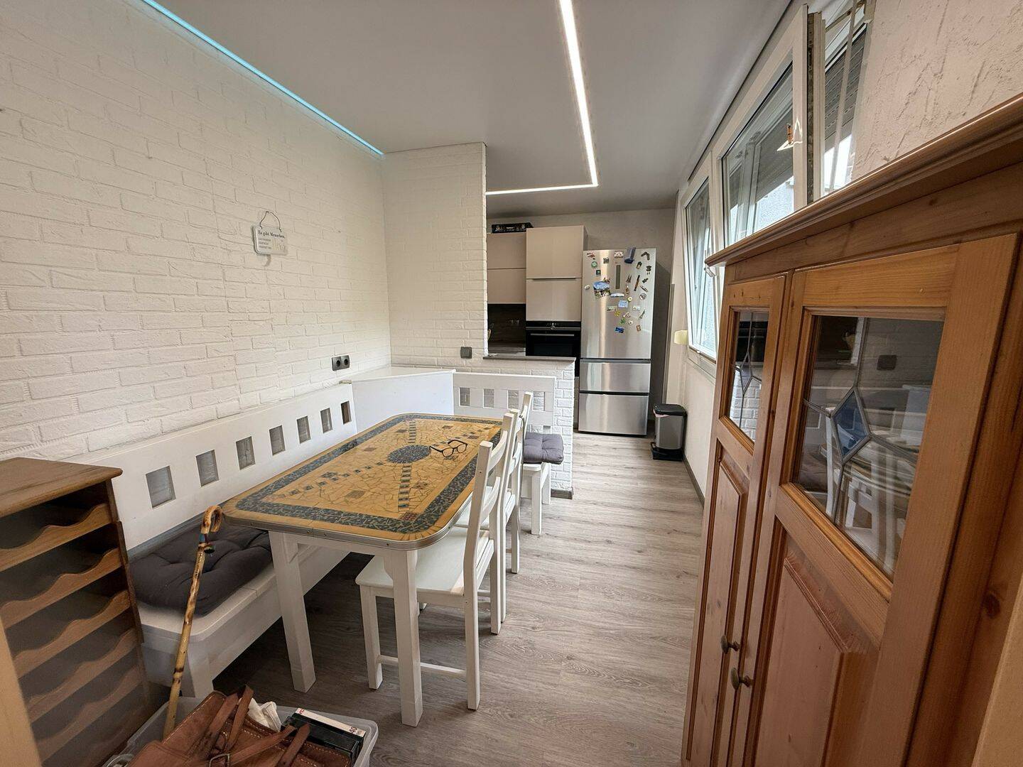 Bezugsfrei und mit Garten: Attraktive 3-Zimmer-Wohnung mit Terrasse und zwei Stellplätzen – Mannheim – Vorschaubild 4