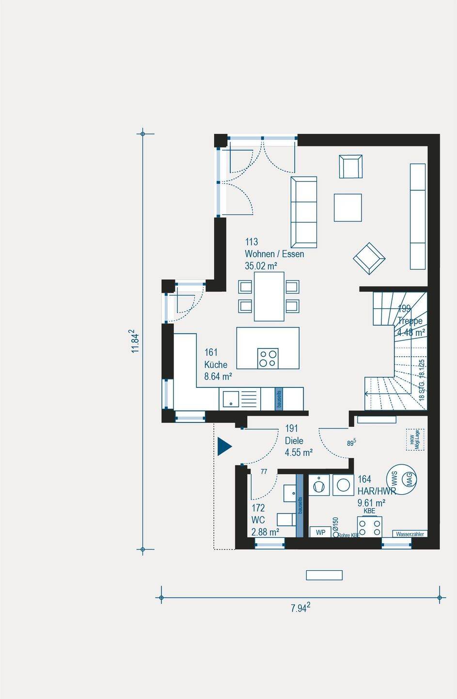 Effizient gebautes Haus in attraktiver Nachbarschaft – Mönchengladbach – Vorschaubild 6