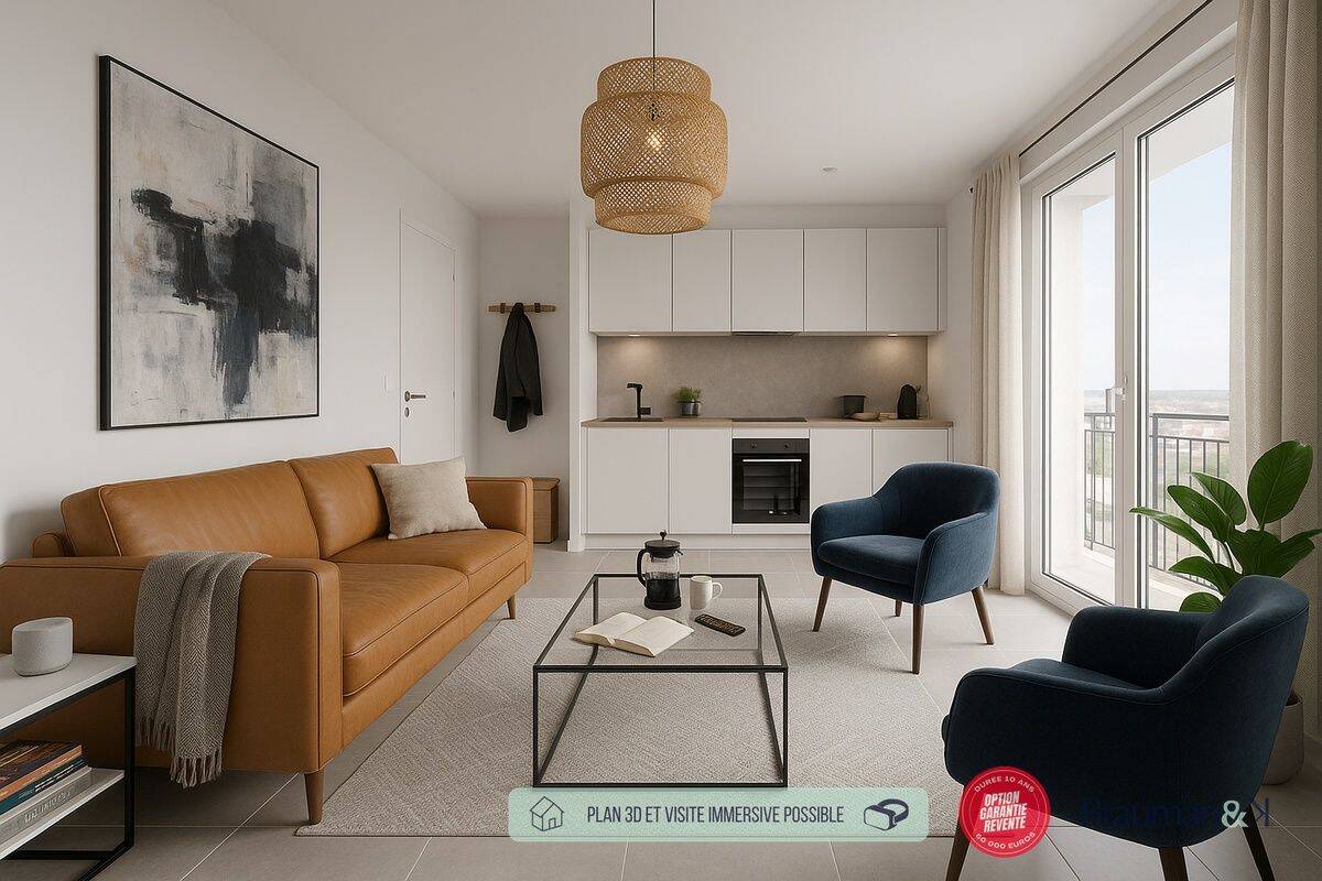 Appartement 2 pièces 39 m² · à Elbeuf · 39 m² · 128 900 €