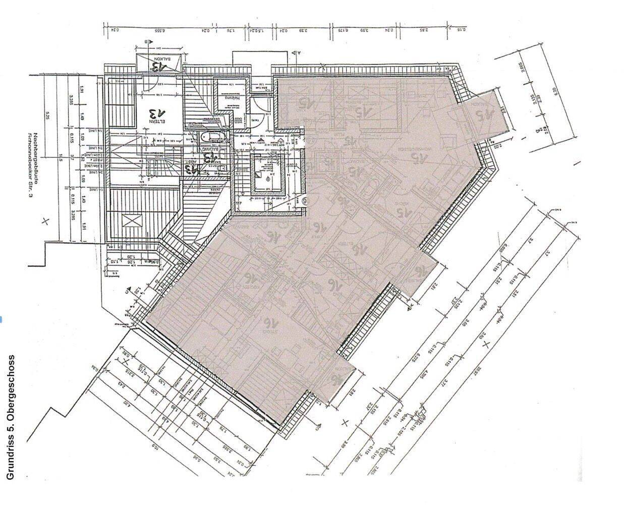 Haus im Haus! Moderne 3 ½ Zimmer-Wohnung über 2 Etagen mit 2 Balkonen und 2 Bädern, Aufzug – Gelsenkirchen – Vorschaubild 7