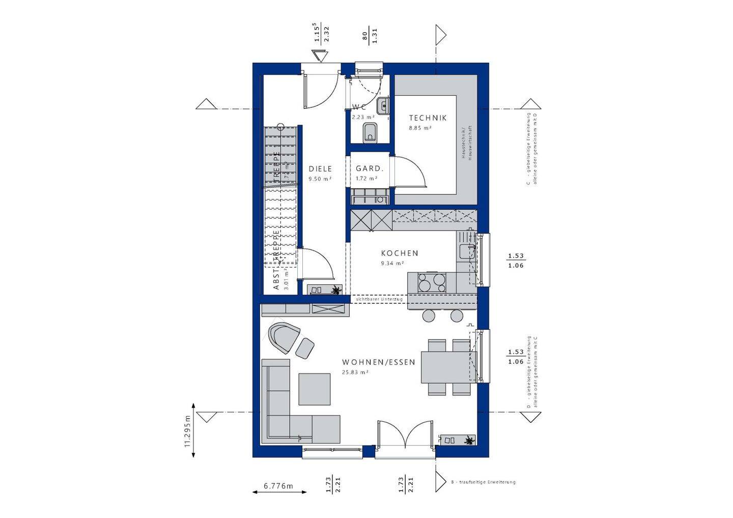 Bestpreisgarantie bei Bien-Zenker - Sparen Sie beim Hausbau mit geförderten Krediten ! – Hohenfels – Vorschaubild 3