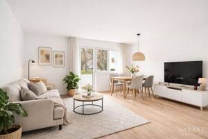 Sofort-Bezugsbereit: Helle, frisch renovierte 2 Zimmer-Wohnung mit Südbalkon in ruhiger Lage – 80933 München – Vorschaubild 1