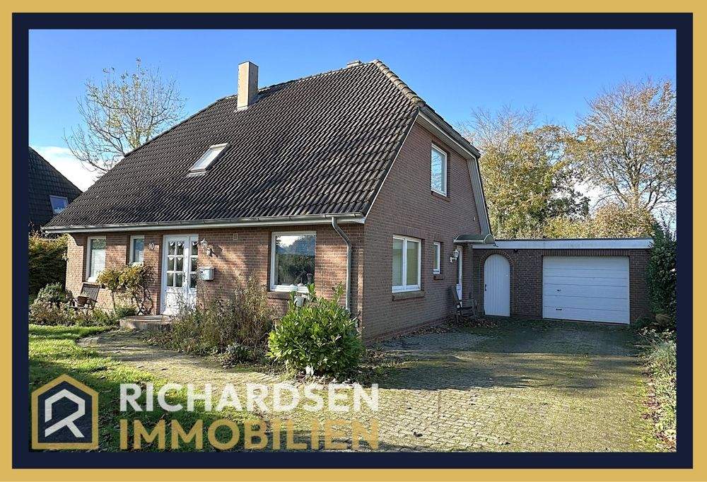 Solides Einfamilienhaus mit Garage in ruhiger, zentrumsnaher Lage in Niebüll – Niebüll – Bild 1 von 9