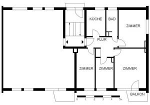 Helle 4-Zimmer-Wohnung mit Balkon – 28309 Bremen – Vorschaubild 7