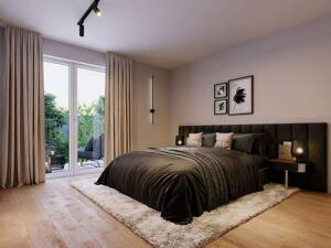 NEUBAU: Elegante 3-Zimmer-Wohnung im Dachgeschoss mit Balkon