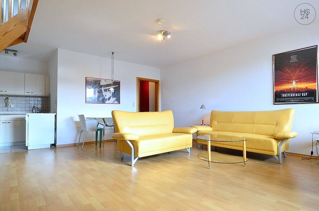 Citynahe, Möblierte 2-Zimmer-Maisonettewohnung mit Balkon u. Stellplatz in Nürnberg