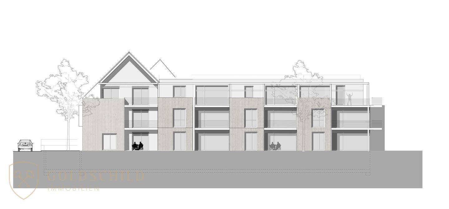 Nürtingen-Oberensingen | Projektiertes MFH mit 22 WE, 1.644 m² WF + TG | Vollständige Planung – Nürtingen – Vorschaubild 9