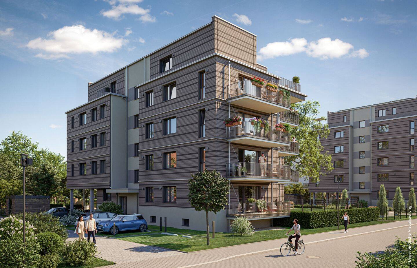 Charmante 3-Zimmer-Wohnung mit ca. 90 m² samt Dusche, Gäste-WC und Terrasse – Berlin – Vorschaubild 6