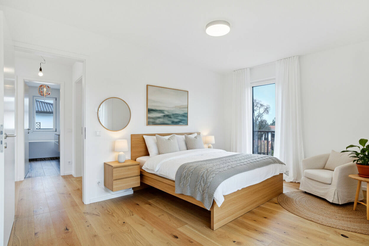 Seltenheit am Waldrand - Erstbezug-Penthouse mit umlaufender Dachterrasse – München – Vorschaubild 9