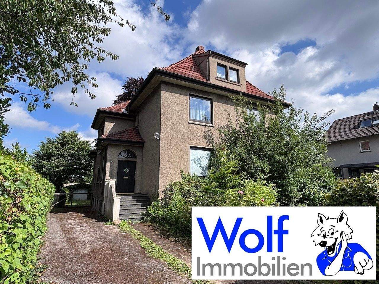 VERKAUFT ! Stadtvilla in Kirchlengern mit zwei möglichen Bauplätzen ! – Kirchlengern – Bild 1 von 9