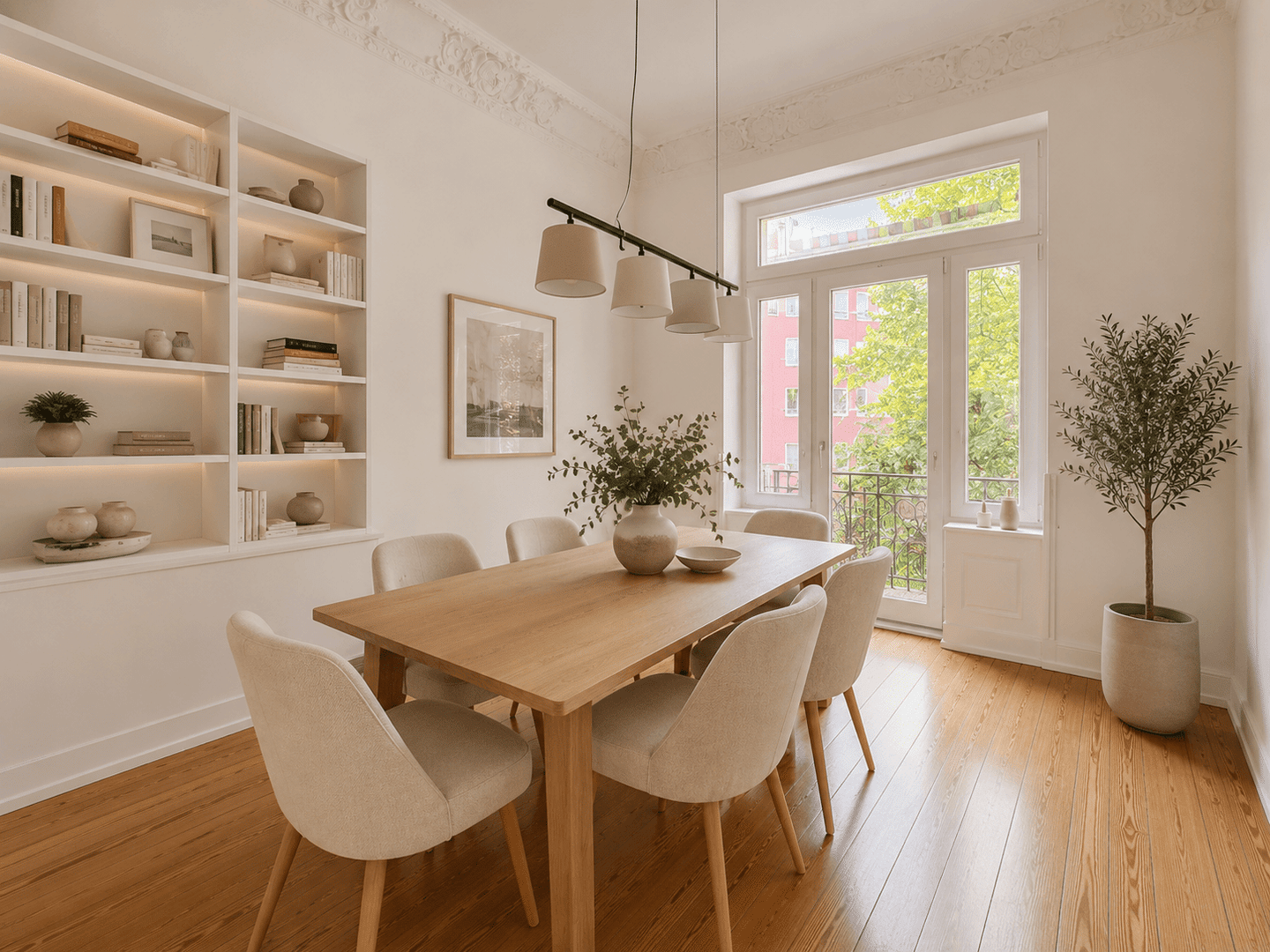 WARTELISTE! Sonne von früh bis spät: Hamburger Altbau mit Kamin, Stuck & zwei Balkonen – Hamburg – Vorschaubild 4