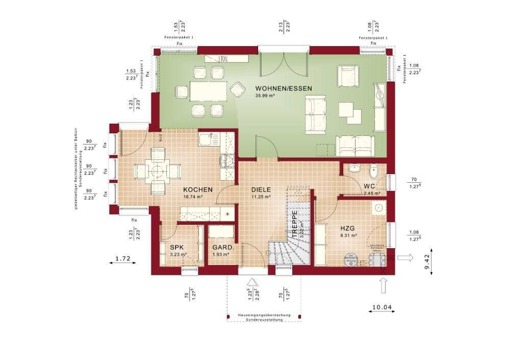 Platz für alle! Exklusiver lichtdurchfluteter Neubau aus dem Hause BIEN ZENKER inkl. Baugrundstück – Bacharach – Vorschaubild 4