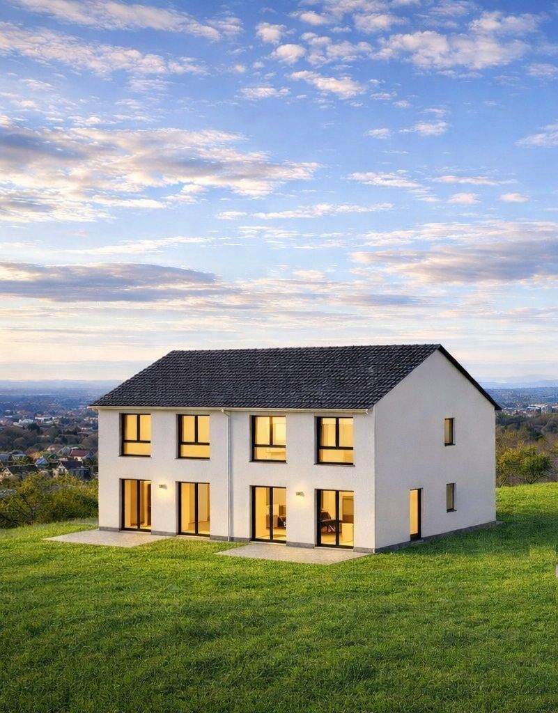 Platz für Familie und Zukunft: Neubau-DHH mit 136 m², PV & KfW-QNG-Standard, LE-Oberaichen – Leinfelden-Echterdingen – Bild 1 von 9